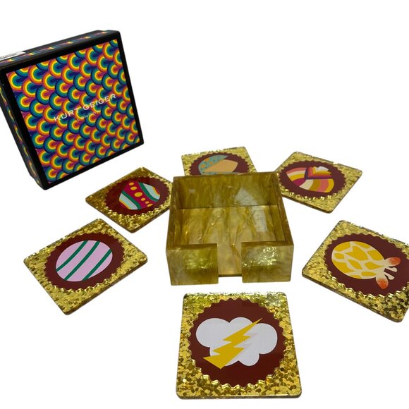 WONKA x KURT GEIGER LONDON Treat Coaster Set sold out (NWT) - Picture 4 of 6